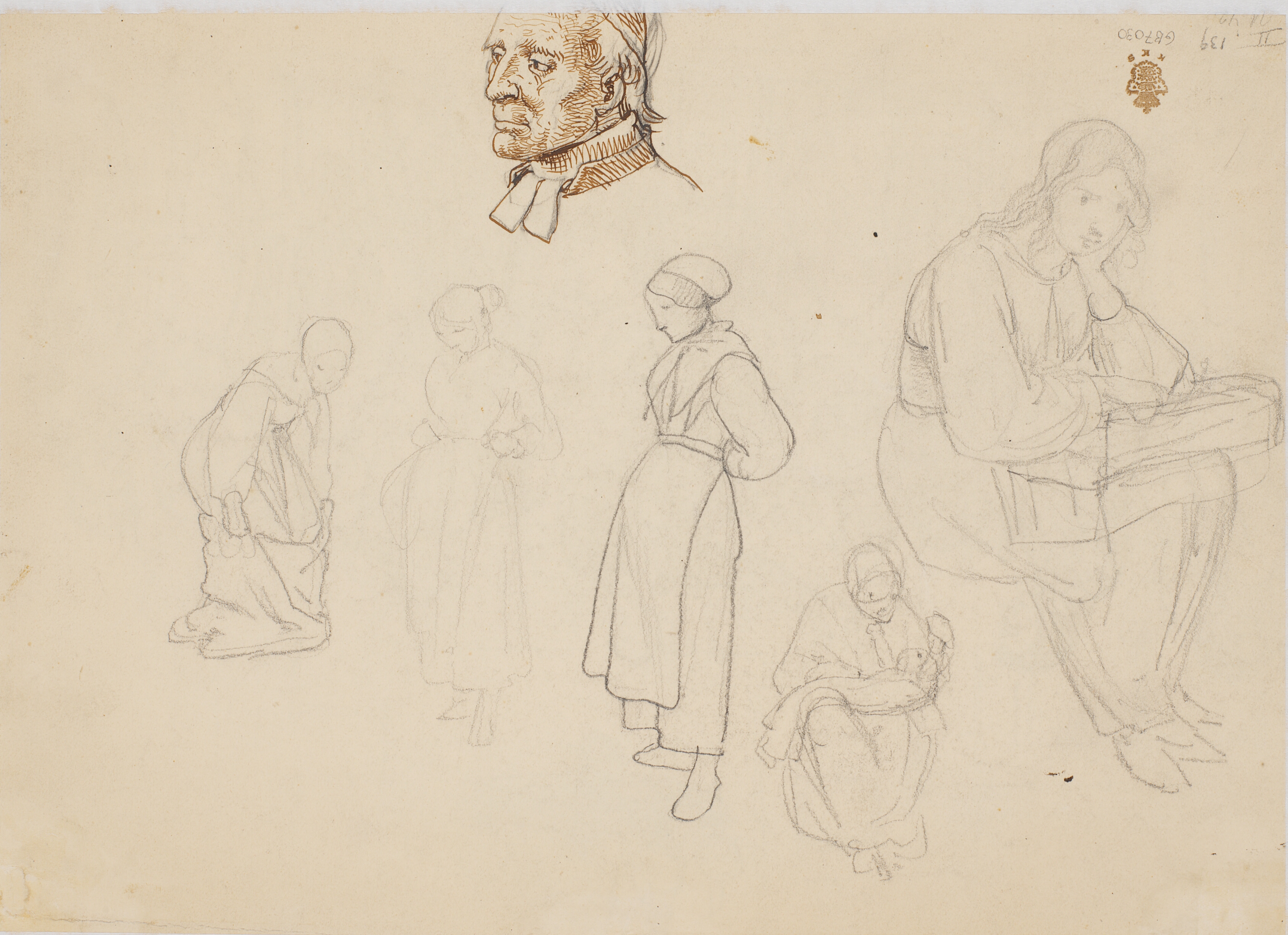 Figurstudier, Dalarne